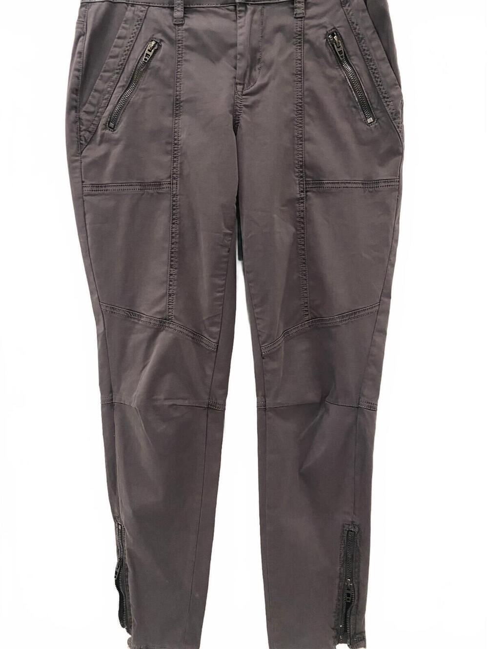 Blank NYC Gray Zippered Utility Ankle Pants size 28